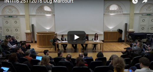 INTI 2016-Table Ronde avec le Ministre JC Marcourt